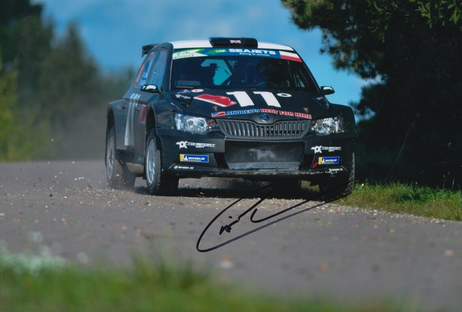 Chris Ingram Hand Signed 12x8 Photo Poster painting - Rally Autograph 1.