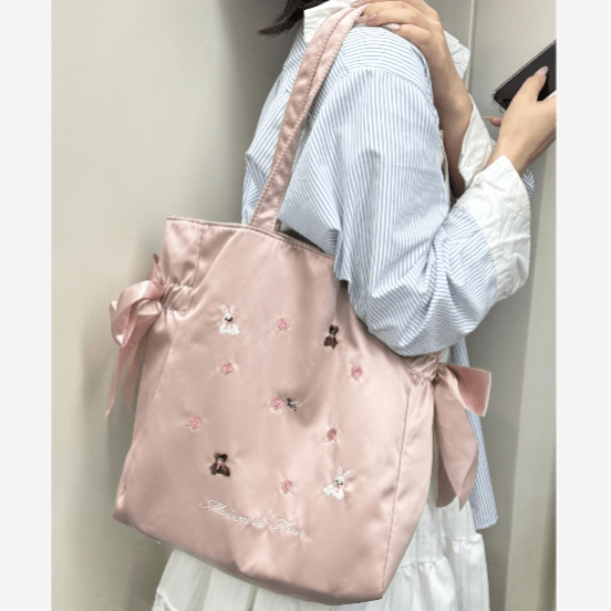 Sweet Bunny Bear Rose Shoulder Bag