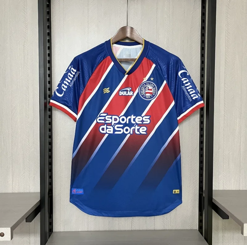 24/25 Bahia Soccer Jersey Away + All sponsors