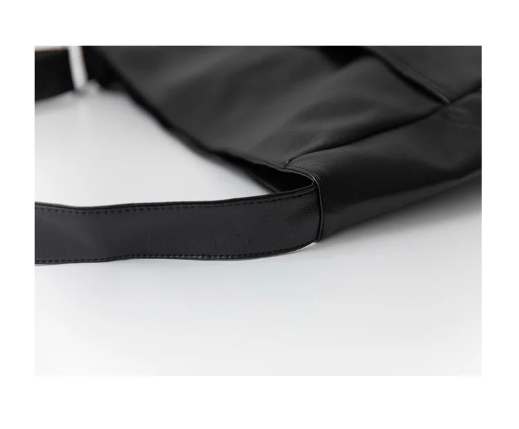 Soft Leather Crossbody Tote