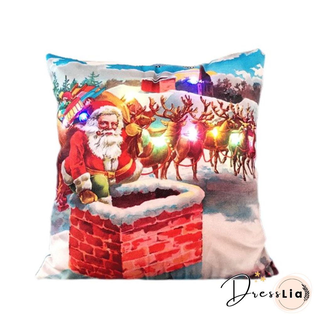 Halloween Christmas LED Lighting Cushion/Pillows Cover