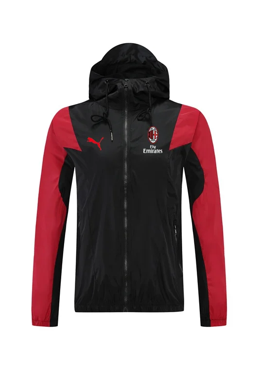 2023/2024 AC Milan jersey windbreaker black and red 1:1 Thai quality