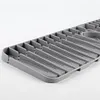 2Pcs Silicone Sink Splash Guard Quick Dry Water Catcher Mat for Sink (Grey)