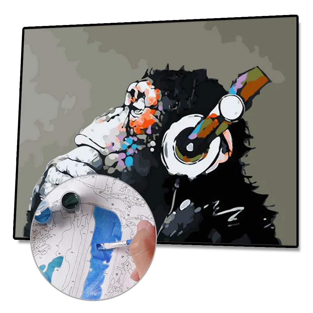 Music Monkey - Paint By Number(50*40cm)
