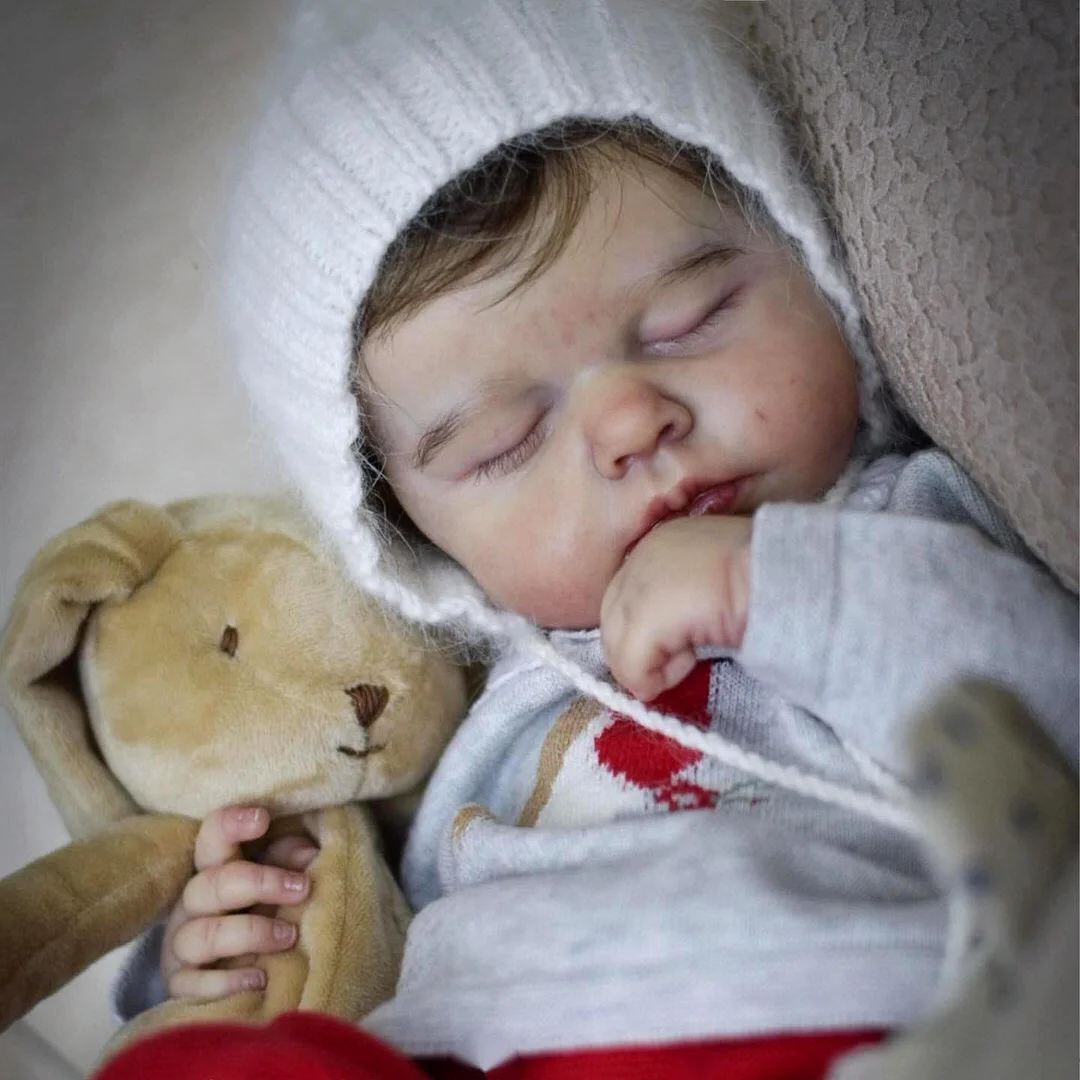 20'' Truly Lifelike Reborn Baby Girl Doll Named Elma Sleeping Newborn Babies