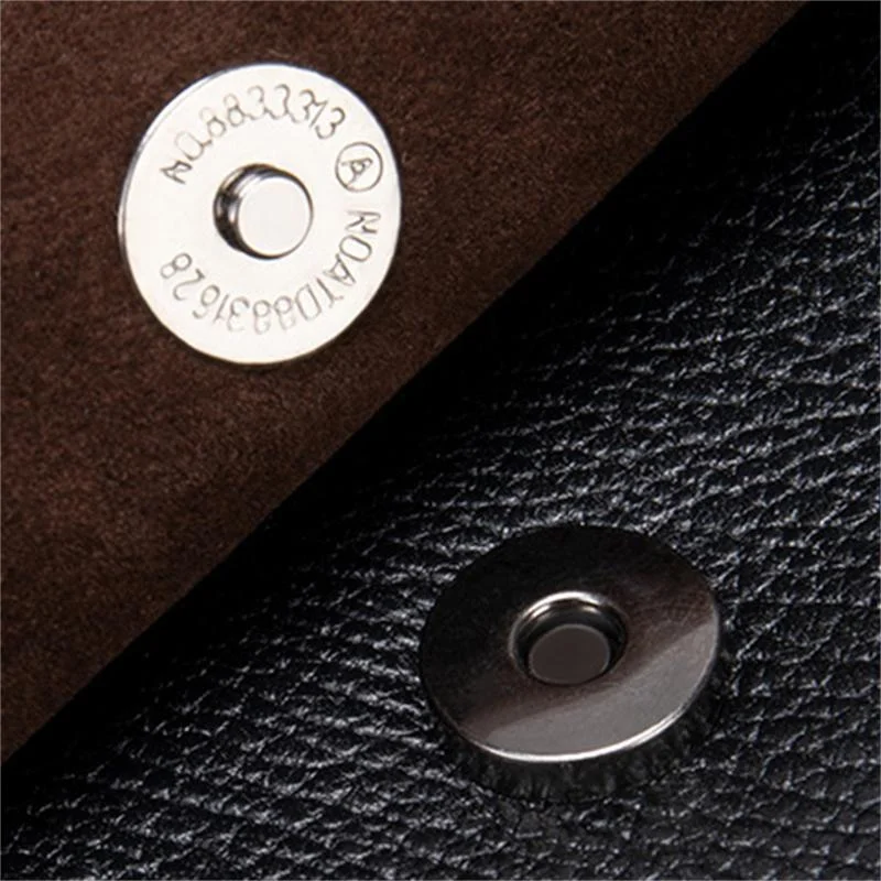 Men's Business Leather Handbag Large Capacity 15.6-Inch Computer Bag Shoulder Bag