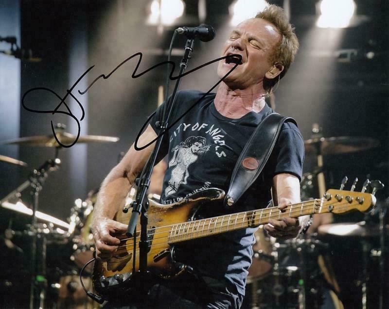 Sting Autographed Signed 8x10 (The Police ) Photo Poster painting REPRINT