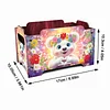 5D DIY Diamond Painting Art Decorative Storage Box Wood Storage Clutch (Bear)
