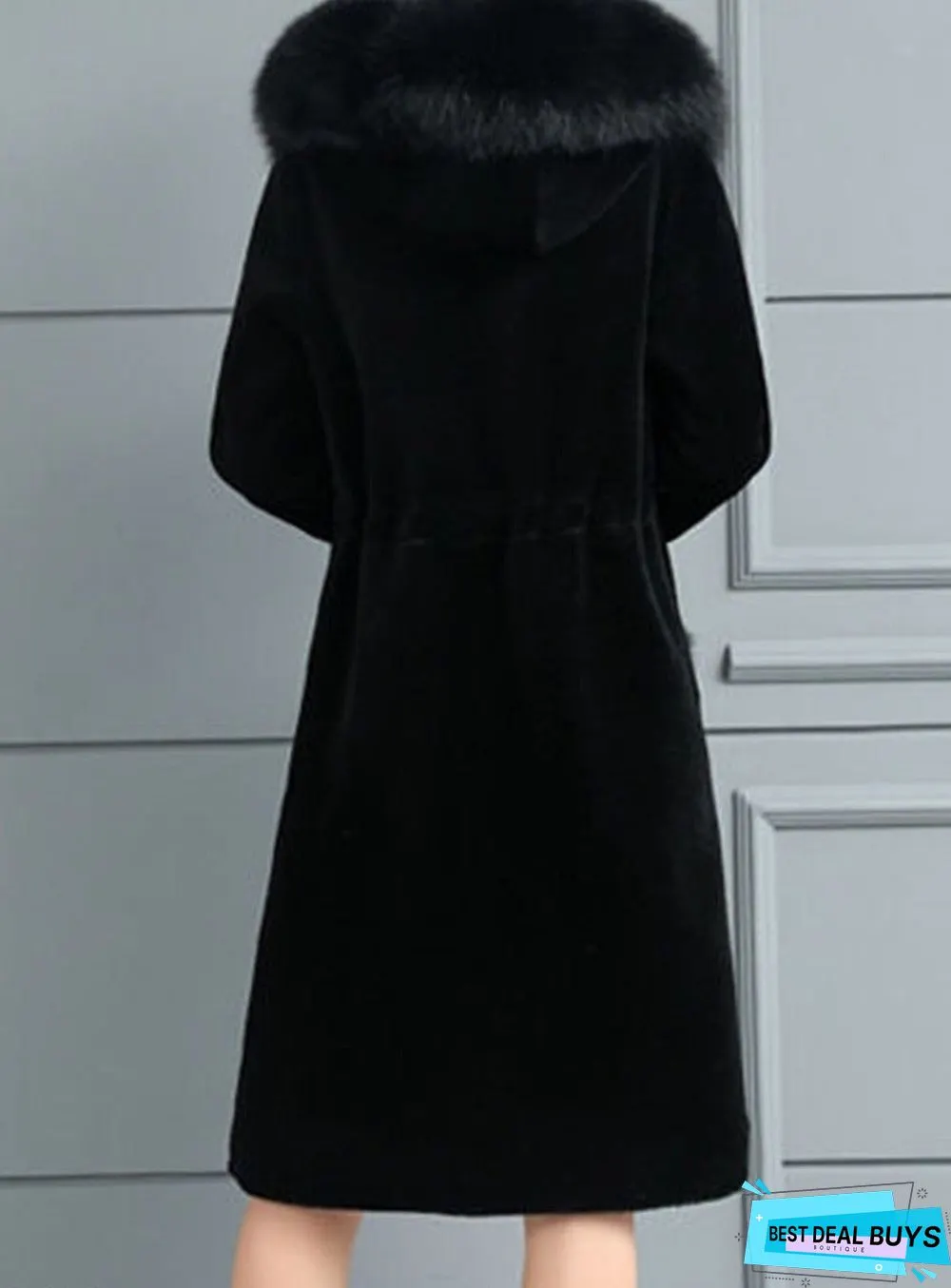 New Ins Women's Medium and Long Imitation Mink Coat