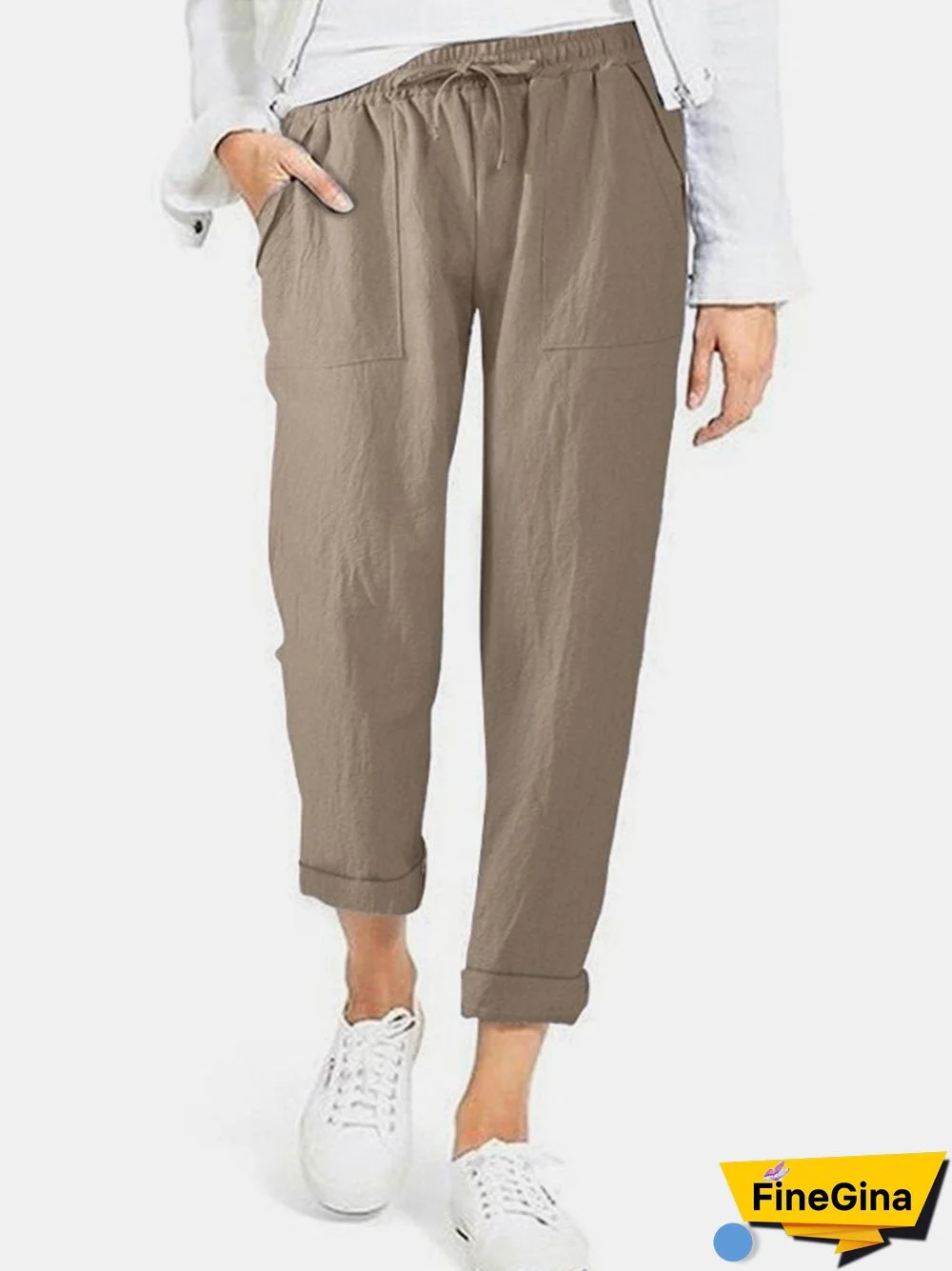 Women's Fashion Simple Comfortable Casual Trousers