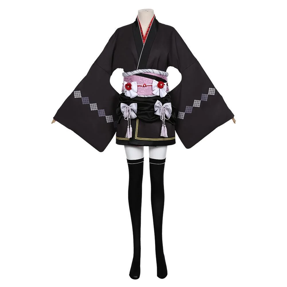 final fantasy vii remake tifa lockhart women kimono dress outfit halloween carnival costume cosplay costume