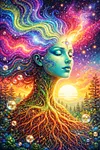 Luxury AB Velvet Diamond Painting Kit - Tree of Life
