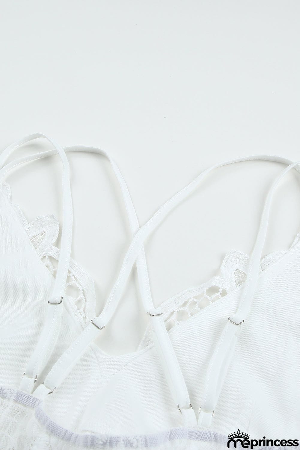 Lace Crisscross Backless Maxi Dress