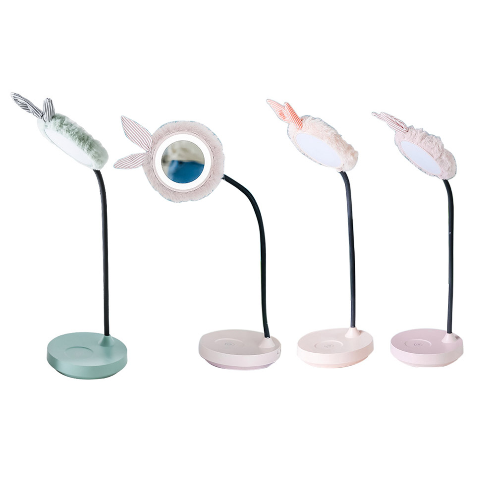 

USB Cute Pet Makeup Mirror LED Table Fill Light Decor Desktop Reading Lamp, 501 Original