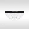 Men's Low-Rise Satin U-Shaped Pouch Breathable Briefs