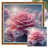 (Multi-Style) Love Flowers Butterfly-11CT Stamped Cross Stitch 40*40cm/15.75*15.75in