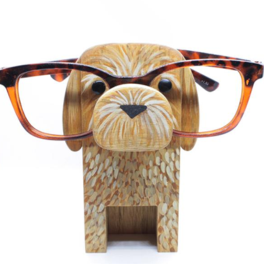Aubrey-Handmade Goldendoodle Dog Eyeglasses Stand