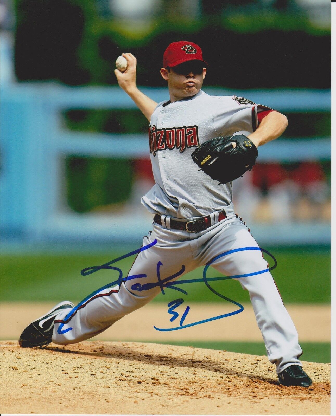 IAN KENNEDY signed ARIZONA D-BACKS 8x10 Photo Poster painting