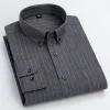 Pure cotton long-sleeved business casual shirt