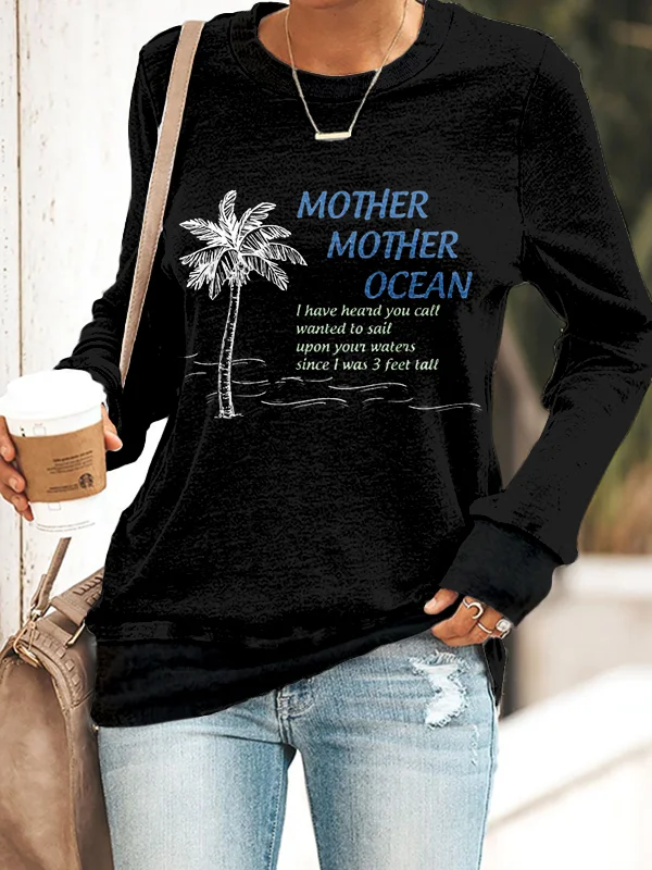 Mother Mother Ocean I Have Heard You Call Vintage Sweatshirt