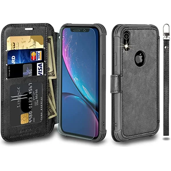 VANAVAGY iPhone XR Wallet Case 6.1 inch