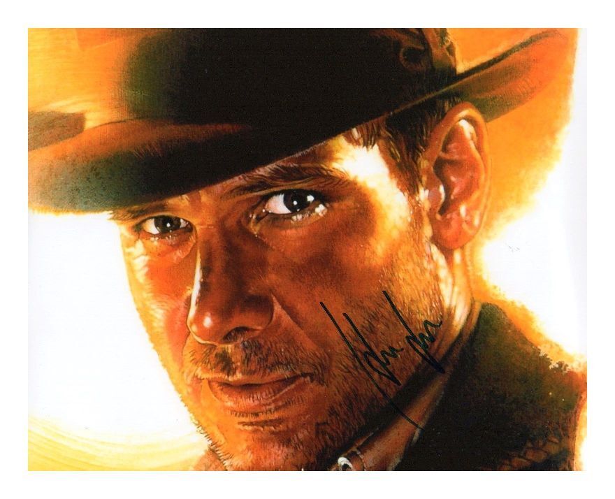 HARRISON FORD - INDIANA JONES AUTOGRAPHED SIGNED A4 PP POSTER Photo Poster painting PRINT