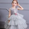 Girl Ceremonies Dress Wedding Party Birthday Gown Vestidos Tutu Dress - honeylives