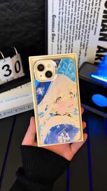 Genshin Impact Silver Line Phone Case