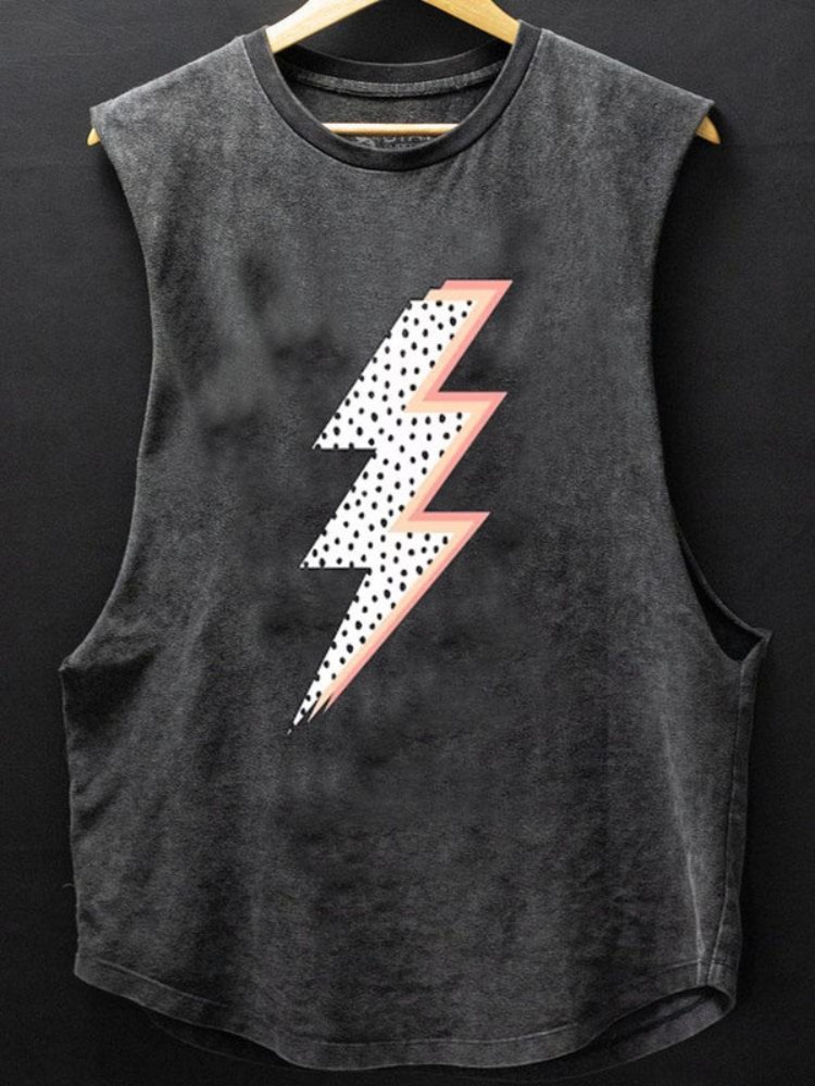 Lighting Scoop Bottom Cotton Tank / Rvogue / Rvogue
