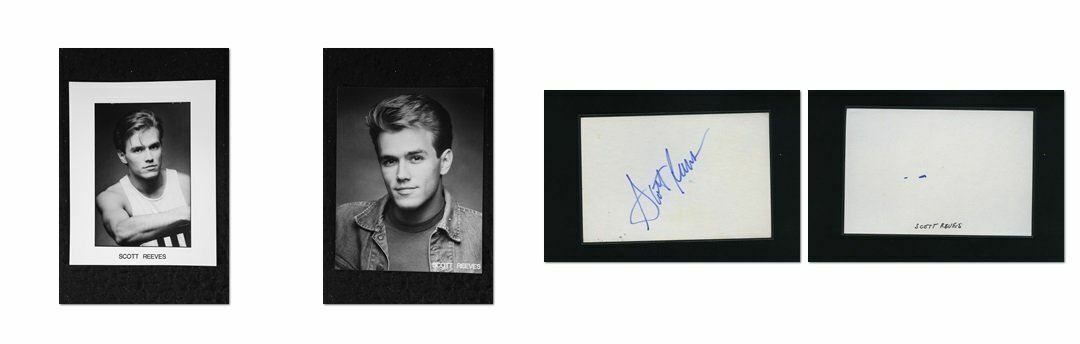 Scott Reeves - Signed Autograph and Headshot Photo Poster painting set - Days of our Lives