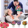 Cadeau de carte de voeux de bouquet pop-up- pour la fête des mères