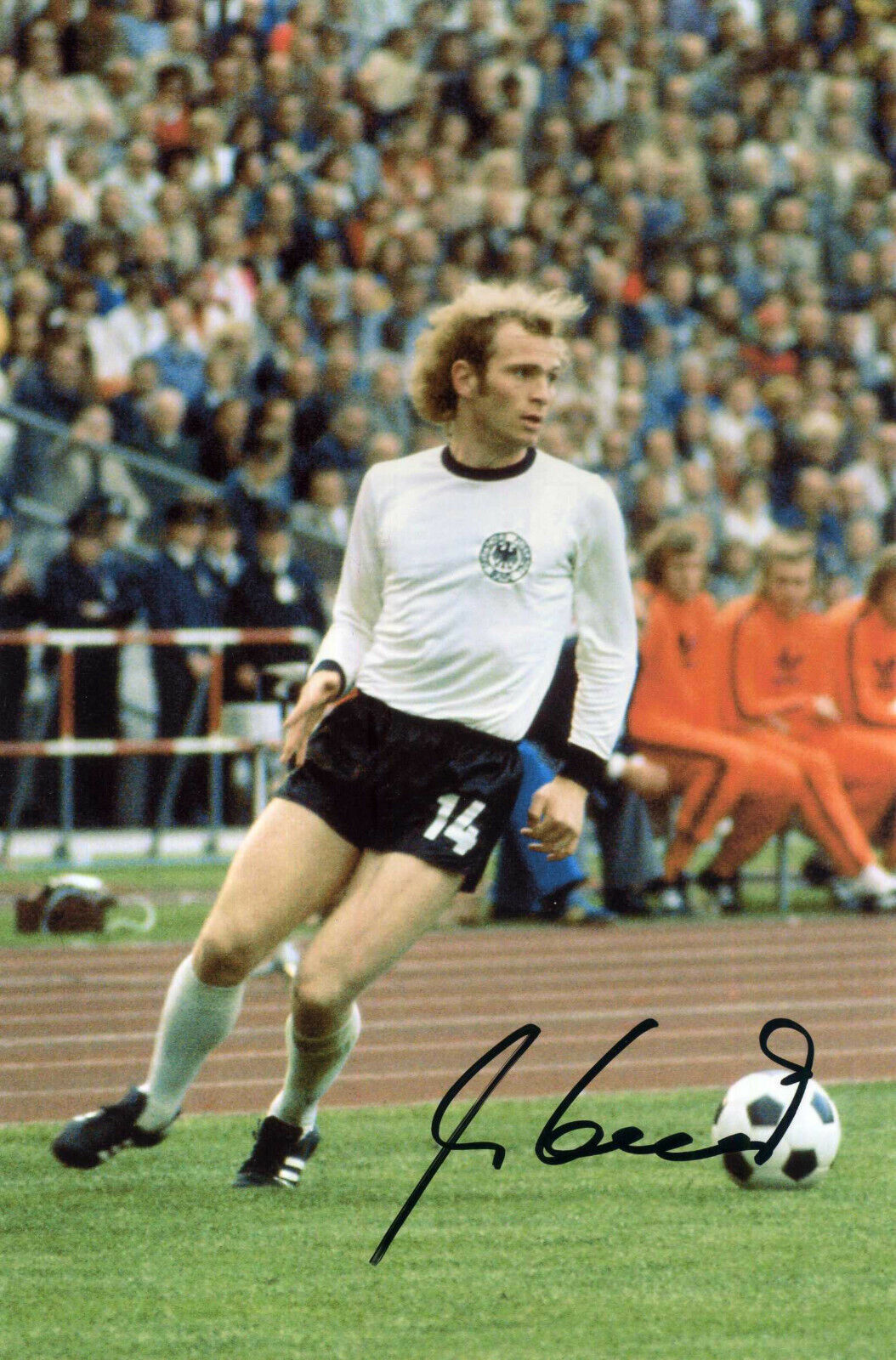 ULI HOENESS Signed Photo Poster paintinggraph - Germany & Bayern Footballer 1970s - Preprint