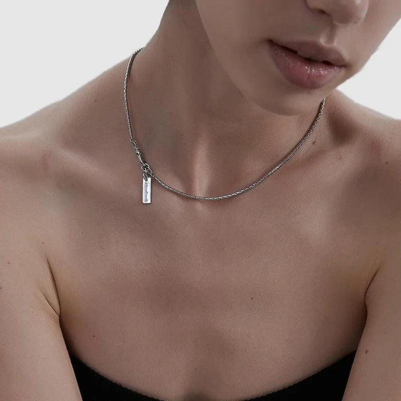 Krysta Snake Bone Necklace