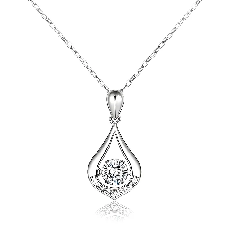 S925 You Are Precious Water Drop Necklace