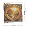 Diamond Painting -DIY Round Drill Heart-Shaped Beach Scene(40x40cm)