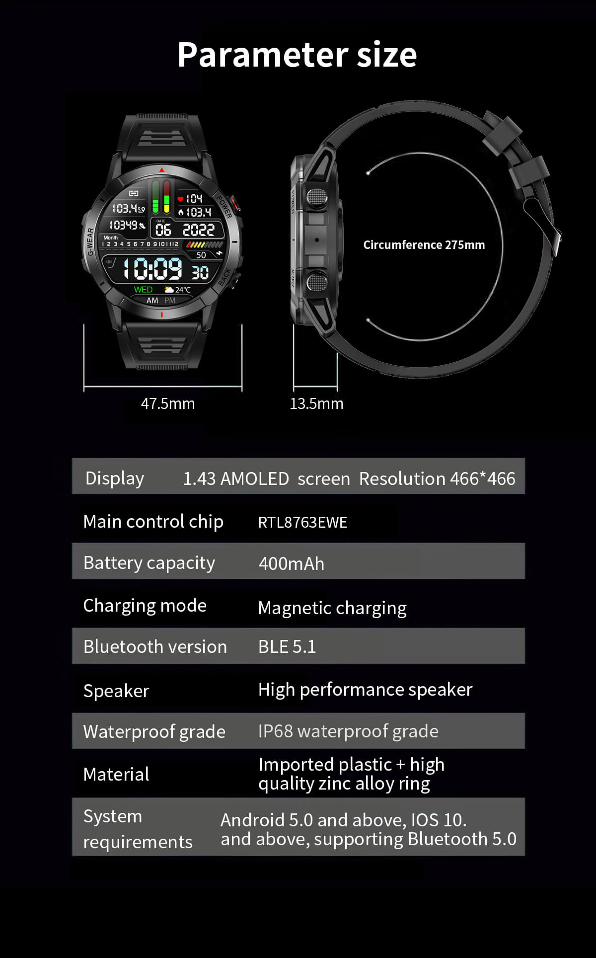 Findtime Smartwatch EX29