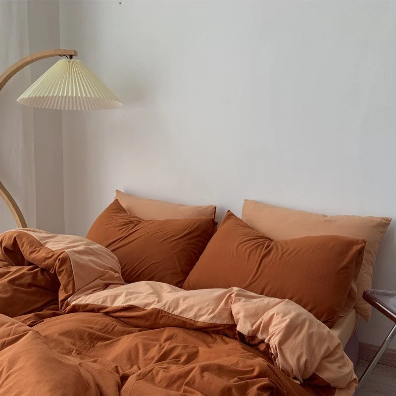 Two-Toned Aesthetic Bedsheet Set