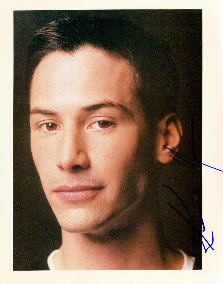 Keanu Reeves signed 8x10 Photo Poster painting