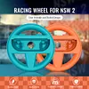 2pcs Racing Steering Wheels Handle Stand Holder for Switch 2 Joy Con Controller