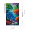 Colourful Trees - Round AB Drills Diamond Painting(45x75cm)