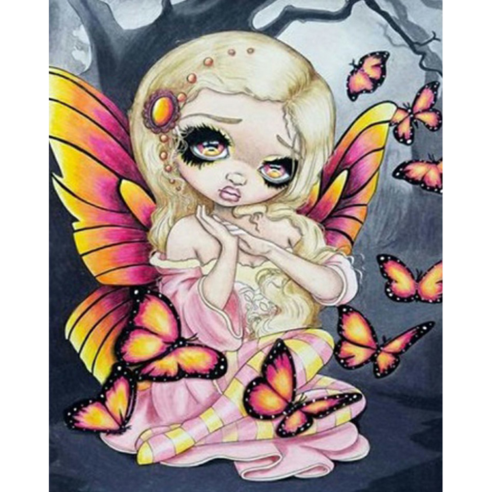 

Big Eyes Doll - Round Drill Diamond Painting - 30*40CM, 501 Original