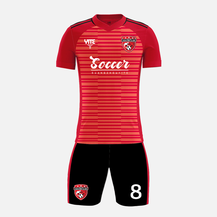 YITE | YTZQ221-White  And Red Soccer Uniforms
