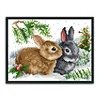 (Counted/Stamped) 11CT Lucky Rabbit - Cross Stitch 33*24cm/12.99*9.45in(Brand)