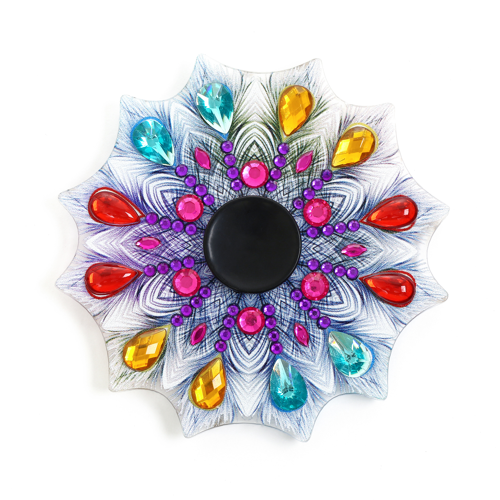 

Mandala Fidget Spinner Double Sided - 5D DIY Craft Fashion Accessories, 501 Original
