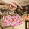 6pcs/set Owl Diamond Painting Keychain DIY Diamond Mosaic Kit Bag Pendant