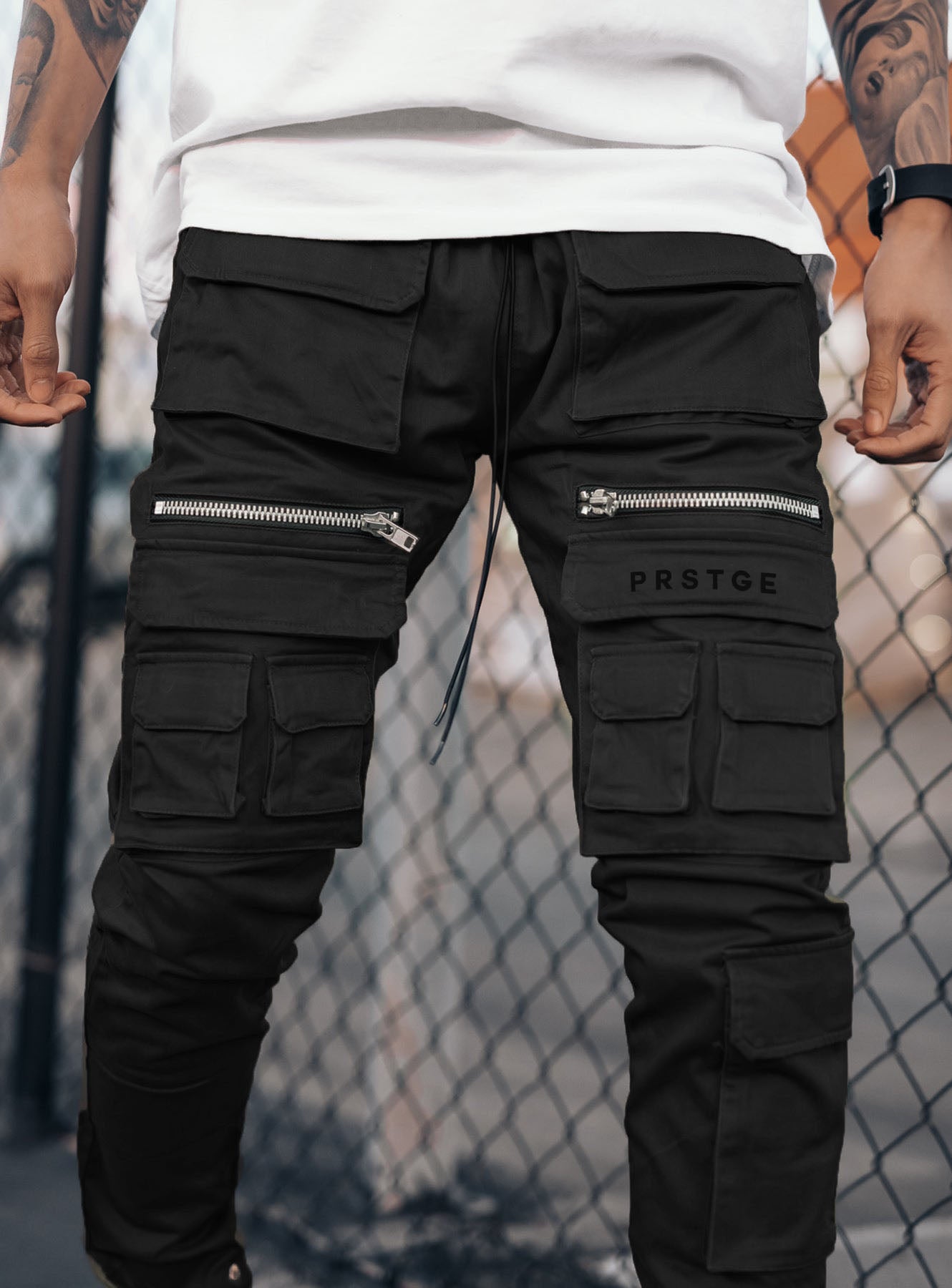 Utility Cargo Pants V3 in Black