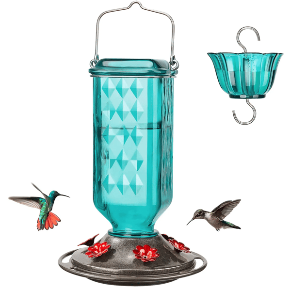 Glass Hummingbird Feeder - tree - Codlins