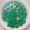 Flashing UV Plating Square Acrylic Beads DIY Bracelet Key Chain