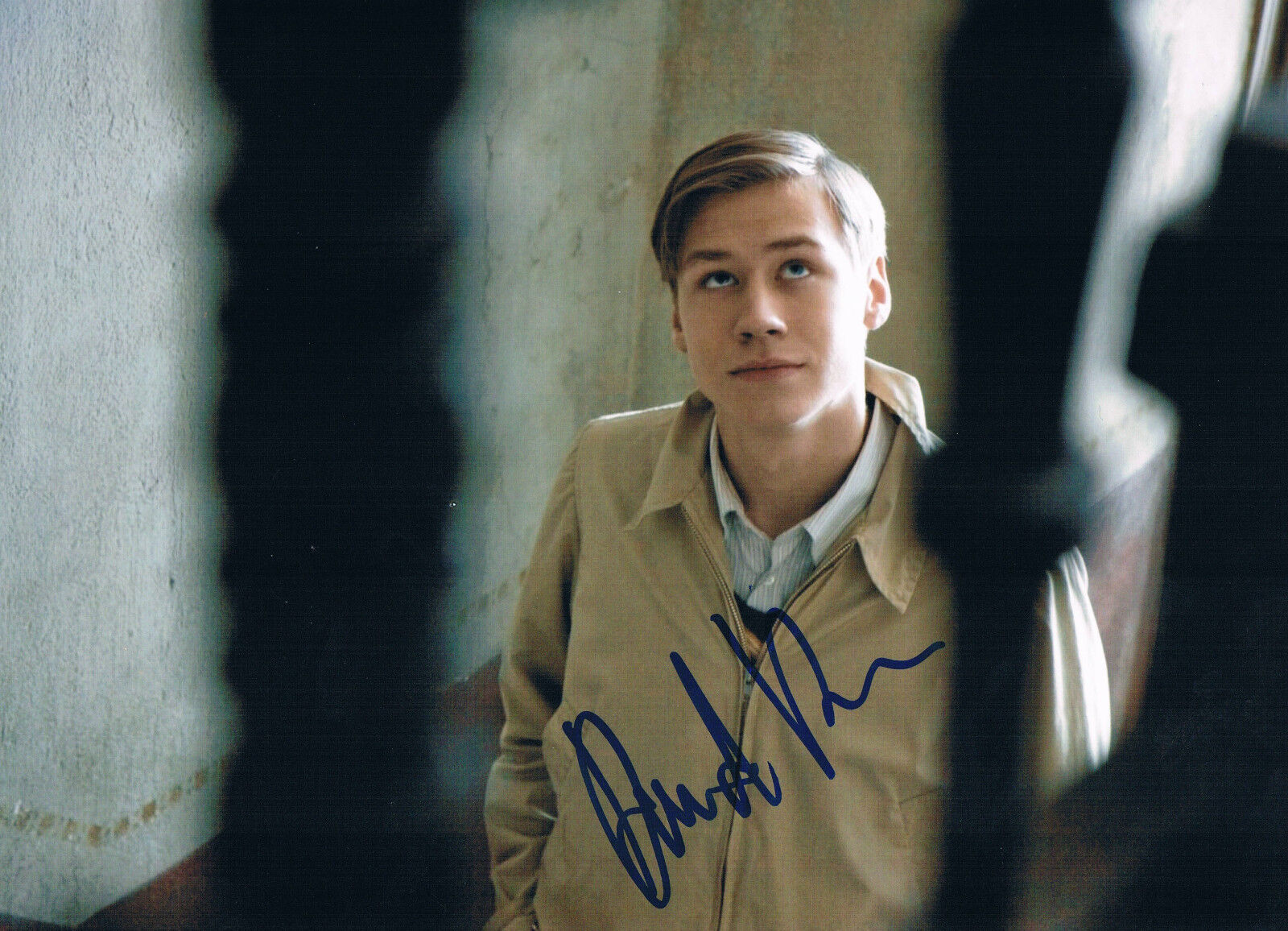 David Kross genuine autograph Photo Poster painting 8x12