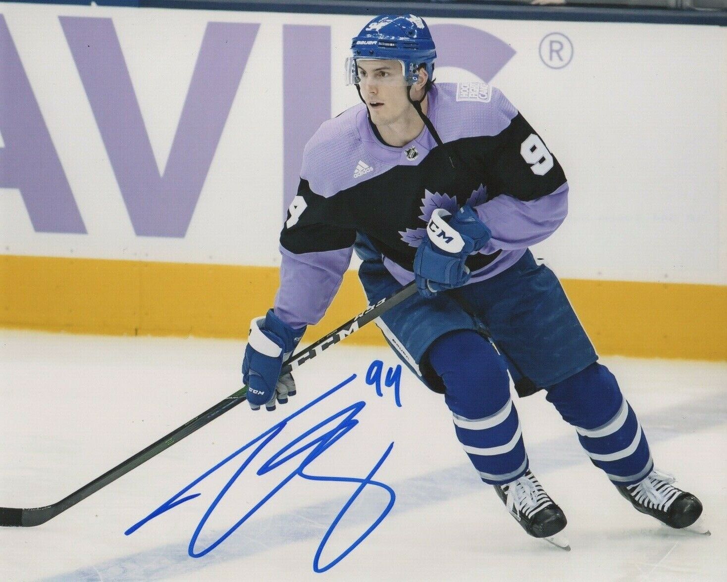 Toronto Maple Leafs Tyson Barrie Signed Autographed 8x10 NHL Photo Poster painting COA #5